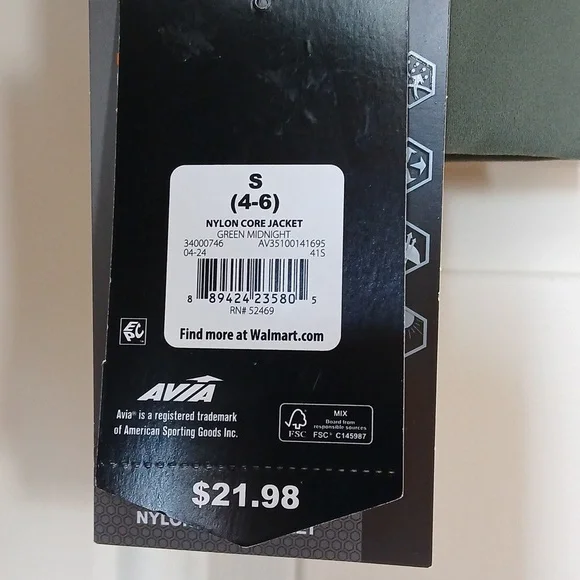 Avia Women's S SoftSculpt Zip-Up Active Jacket - Picture 4 of 8